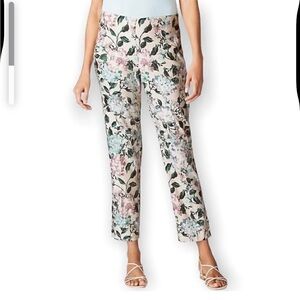 J. Jill linen stretch Floral Print Women's Pants